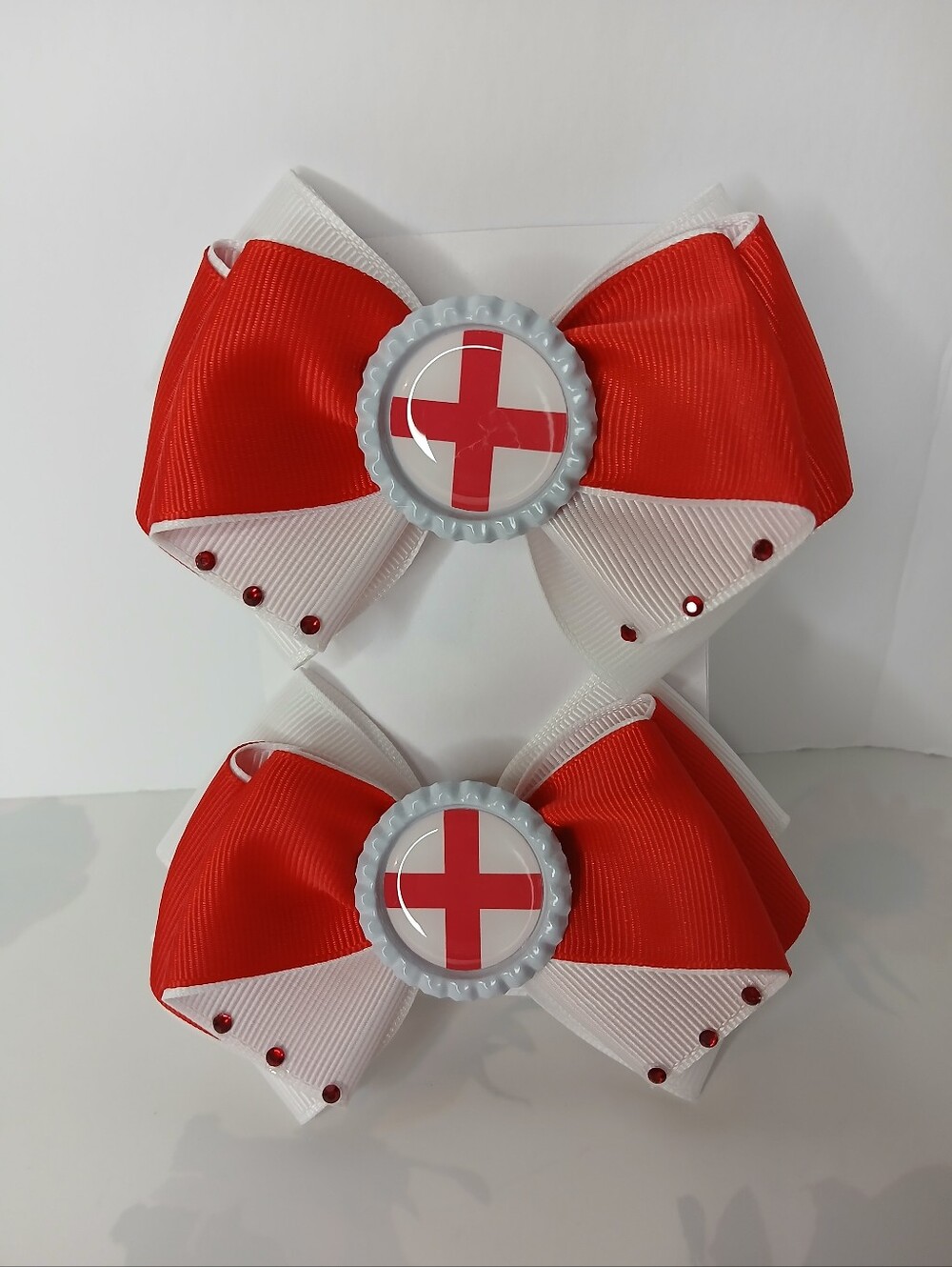 England Hair Bow Set